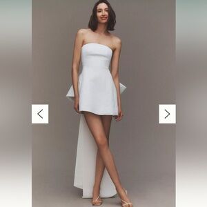 Sachin & Babi Grace Strapless Back-Bow Mini Dress - Size 6